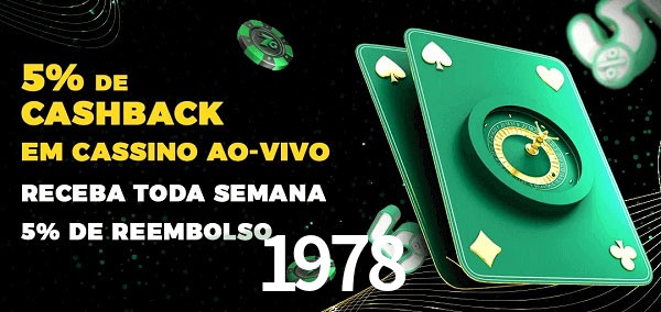 Promoções do cassino ao Vivo 1978